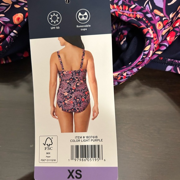 NWT Lands’ End Women’s One Piece Swimsuit - Picture 4 of 4
